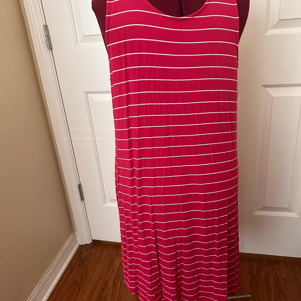 Old Navy red and white sun dress